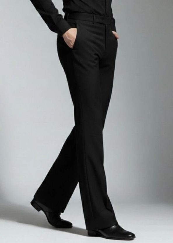 Forest Men Black Polyester Trousers - Image 4
