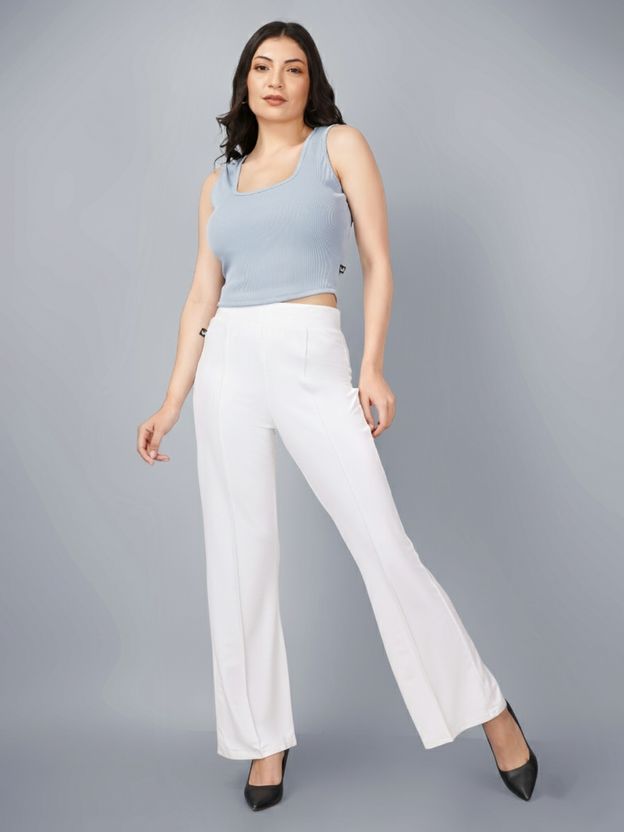 Plus Size White Trousers - Image 5