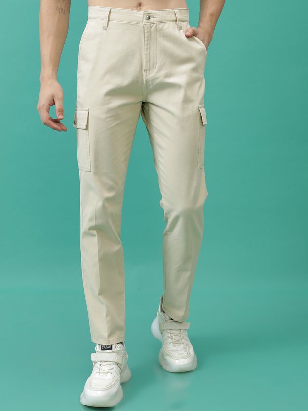 HIGHLANDER Men Khaki Trousers Green - Image 8