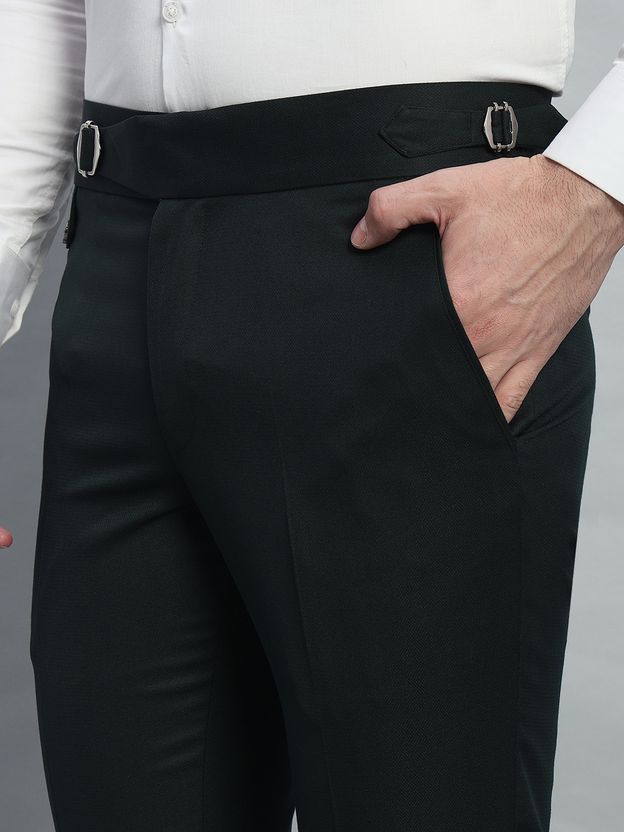 VASTRANU Regular Fit Black Trousers - Image 10