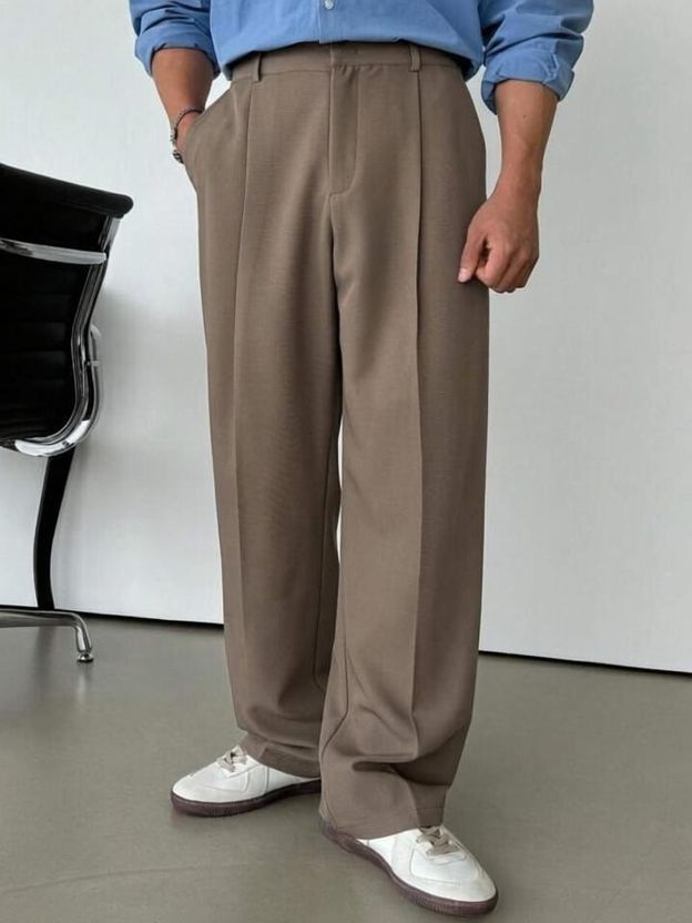 Broadstar Straight Fit Black Trousers - Image 6