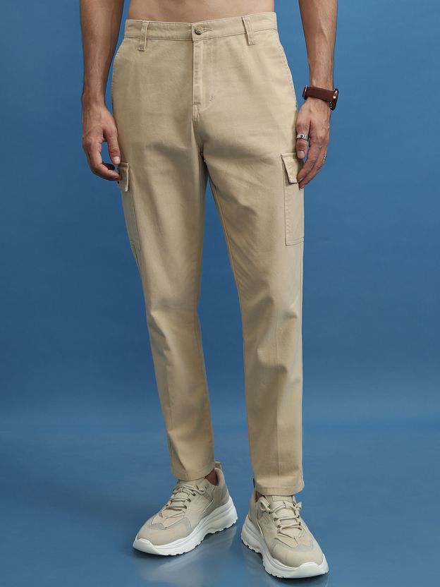 HIGHLANDER Men Khaki Trousers Green - Image 9
