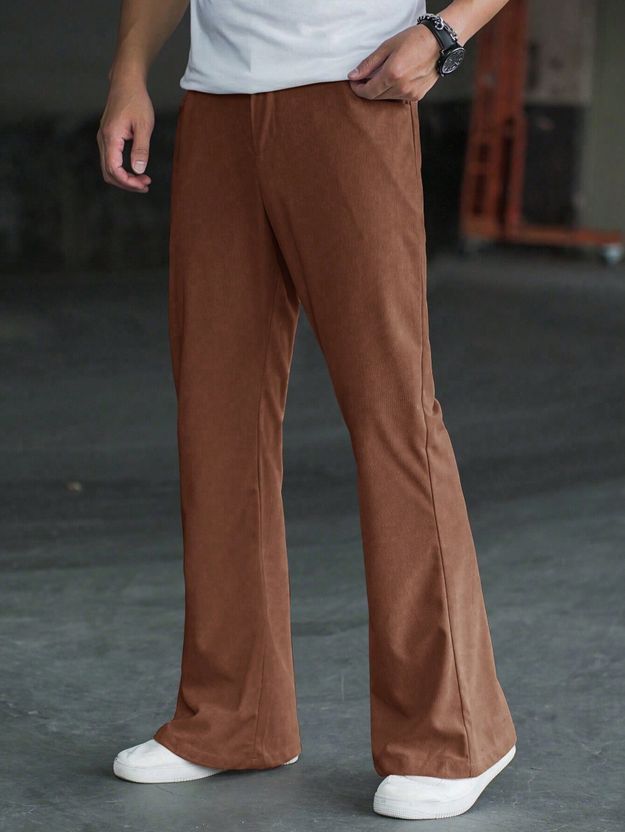 Plus91 Men White Lycra Blend Trousers - Image 4