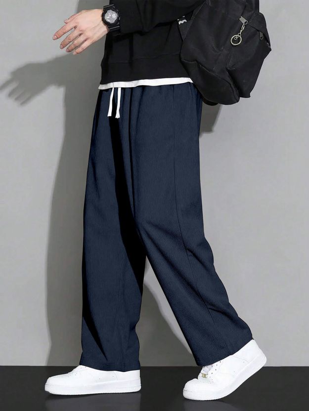 COMBRAIDED Loose Fit Men Multicolor Trousers - Image 4