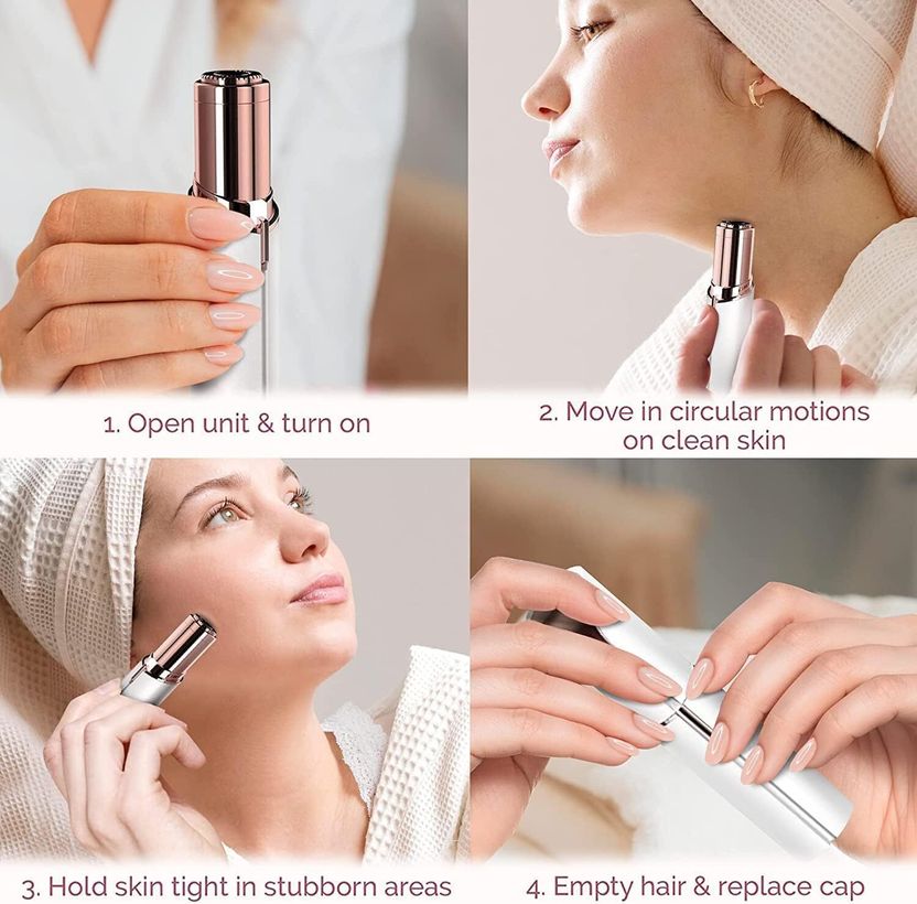Feelon Painless Hair Remover for Upper Lip, Chin, Eyebrow - Image 4