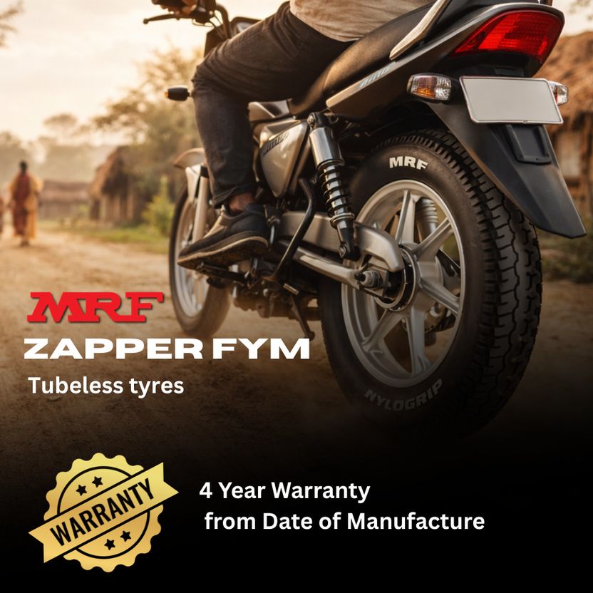 MRF M 120/80-17 61P Rear Two Wheeler Tyre - Image 5