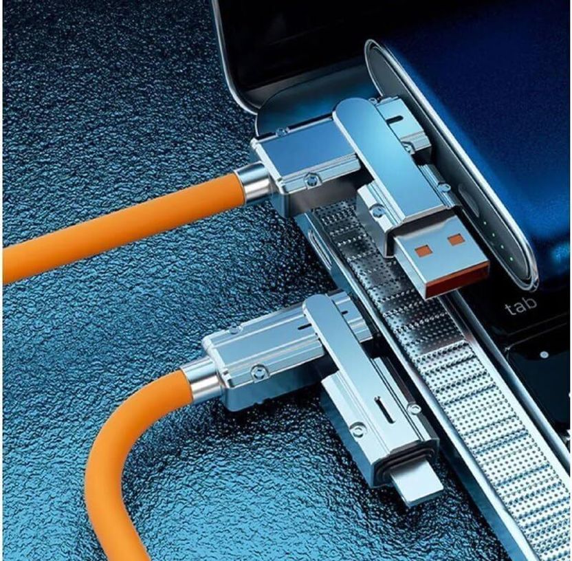 JNSM 4 in 1 Data Cable Fast Charging Portable Cord - Image 4