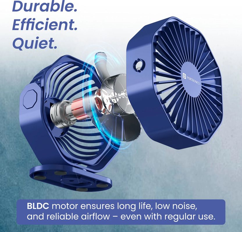 Portronics Chill On Mini Type-C Fan - Image 6