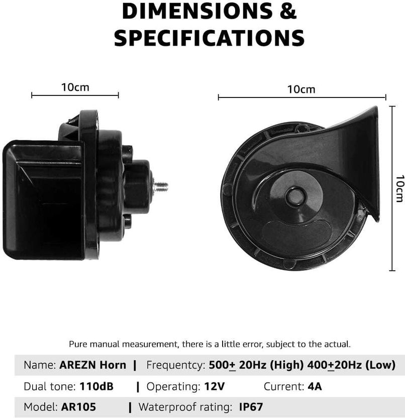ARZER Universal Horn for Bike and Car - Image 3