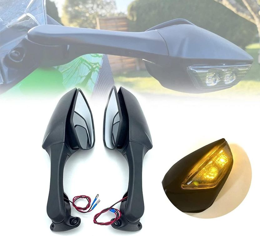 RACER'S EDGE Manual Rear View Mirror - Image 2
