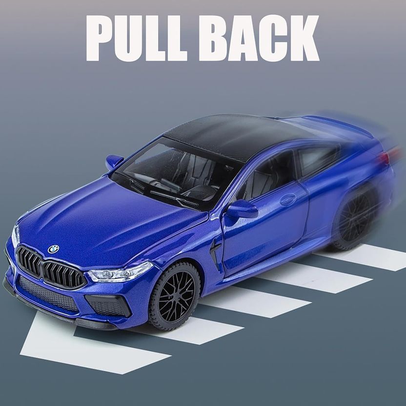 Ragiluxe Luxury Metal BMW M8 Car Toy for Kids - Image 6