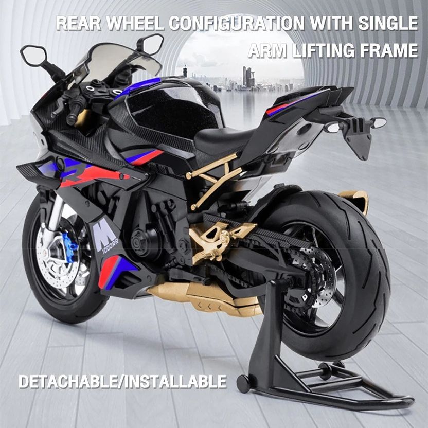 Arizuul 1:10 BMW S 1000 RR Bike Toy - Image 4