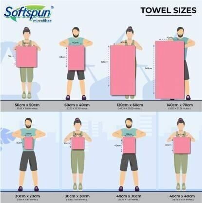 SOFTSPUN Microfiber Vehicle Washing Cloth (Pack of 4) - Image 5