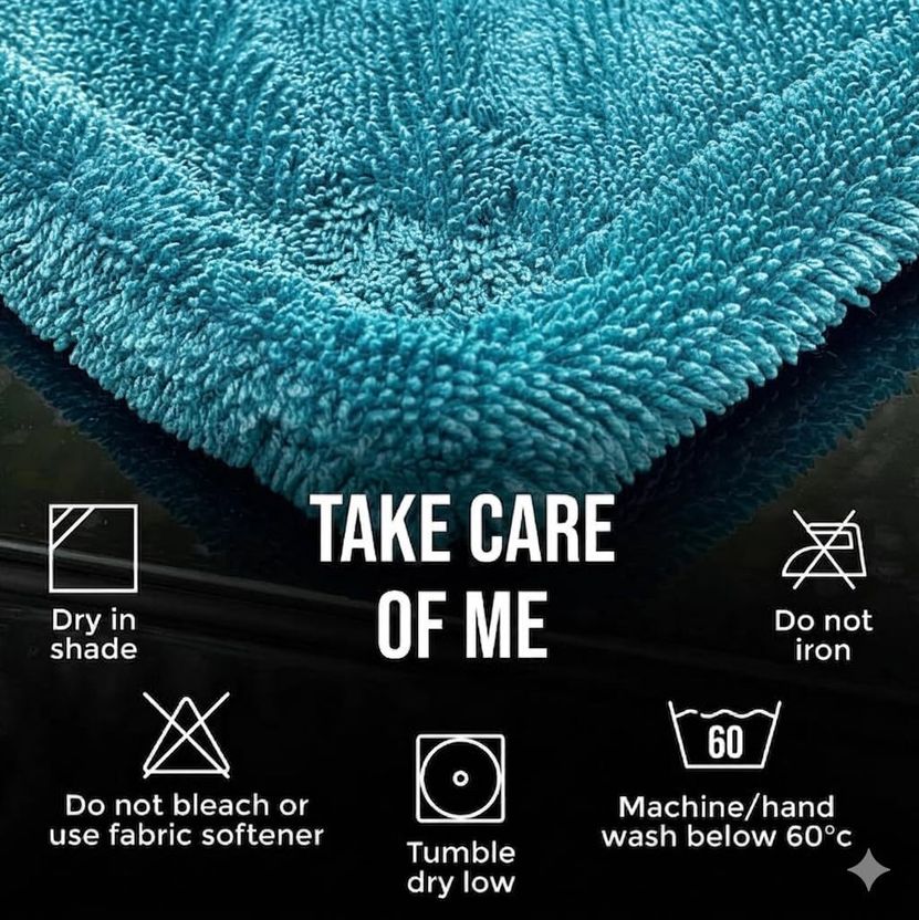 JusGro Microfiber Vehicle Washing Cloth (Pack of 2, 1200 GSM) - Image 6