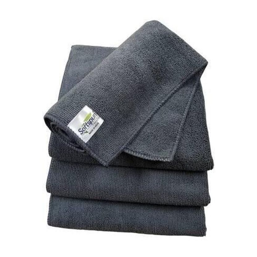 SOFTSPUN Microfiber Vehicle Washing Cloth (Pack of 4) - Image 1
