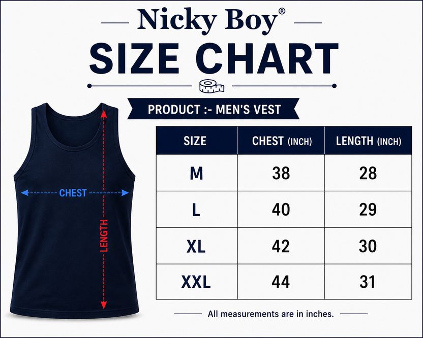 NB Nicky Boy Men Vest - Image 5