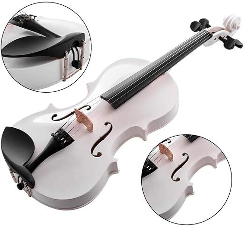 KADENCE V001-WH 4/4 White Violin - Image 3