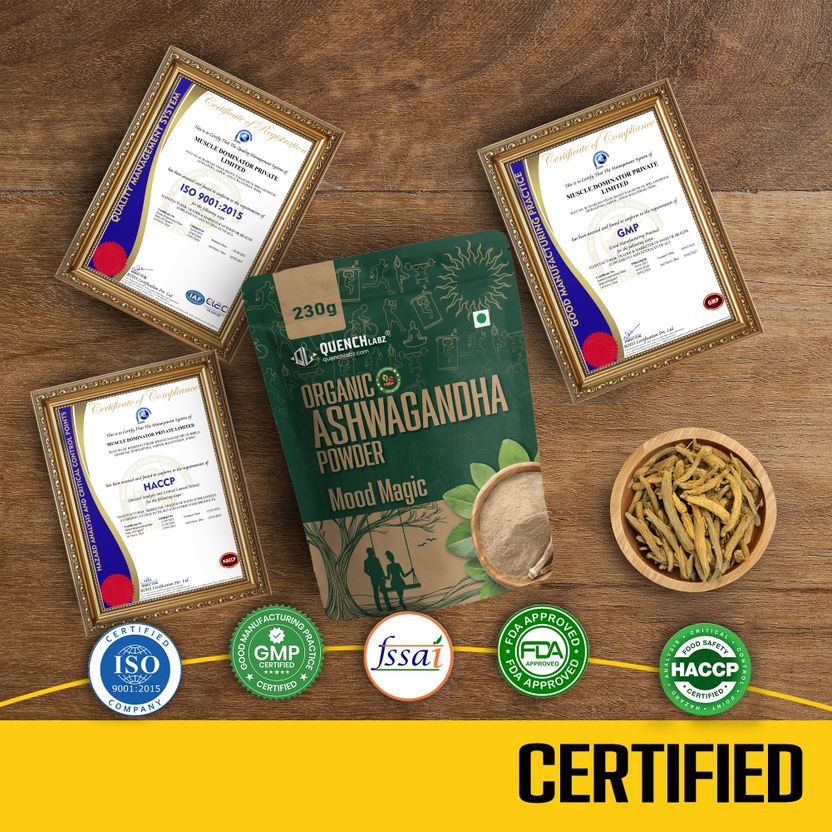 QUENCHLABZ Ashwagandha Powder | Ayurvedic Support for Stress Reli...more - Image 11
