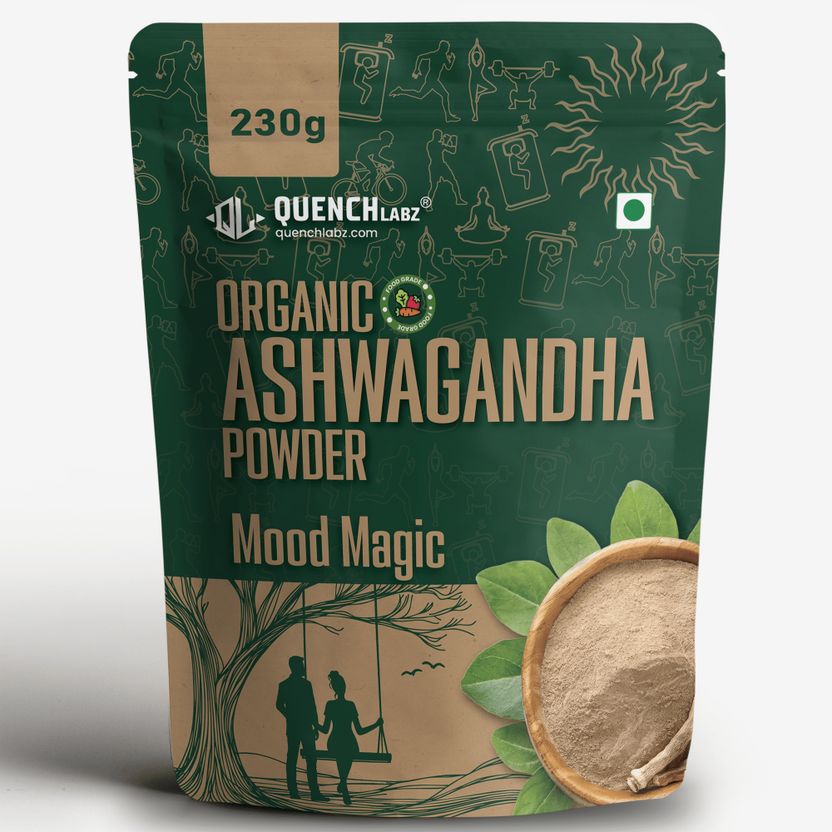 QUENCHLABZ Ashwagandha Powder | Ayurvedic Support for Stress Reli...more - Image 4