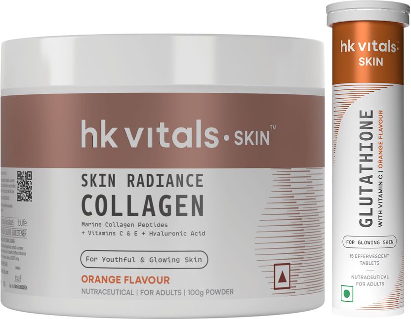 hk vitals Skin Radiance Marine Collagen 100g + Glutathione - Image 3