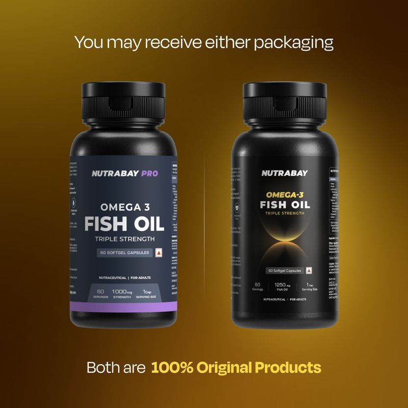 Nutrabay Pro Fish Oil Omega 3 (Triple Strength) - 1250mg (60 1.25 g - Image 4