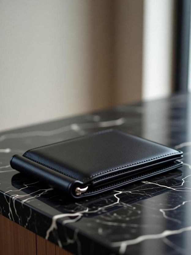 Zhanshi Men Black Genuine Leather Wallet - Image 4