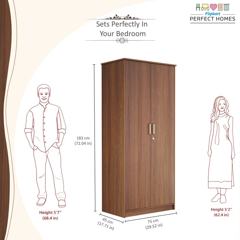 Flipkart Julian 2 Door Wardrobe - Image 6