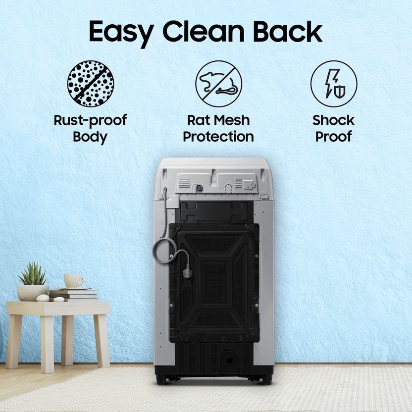 Samsung 7 kg Top Load Washing Machine Grey - Image 10