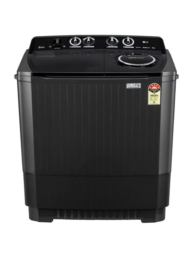 LG 8.5 kg Semi Automatic Top Load Washing Machine Black