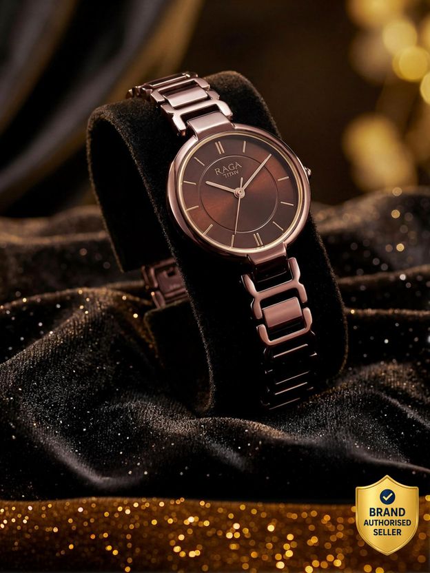 Titan Raga Delight Analog Watch - Women NT2608QM02 - Image 1
