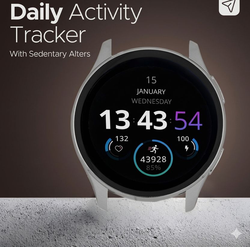 Gyanvi Round Dial Smart Digital Watch - Image 7