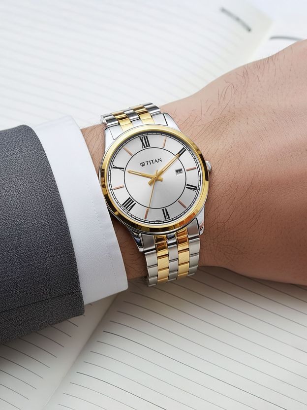 Titan Karishma Festive 3.0 Silver Men's Watch - Image 3