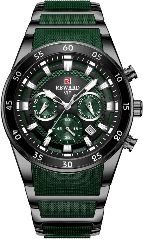 Reward Men's Green Quartz Watch - Image 6
