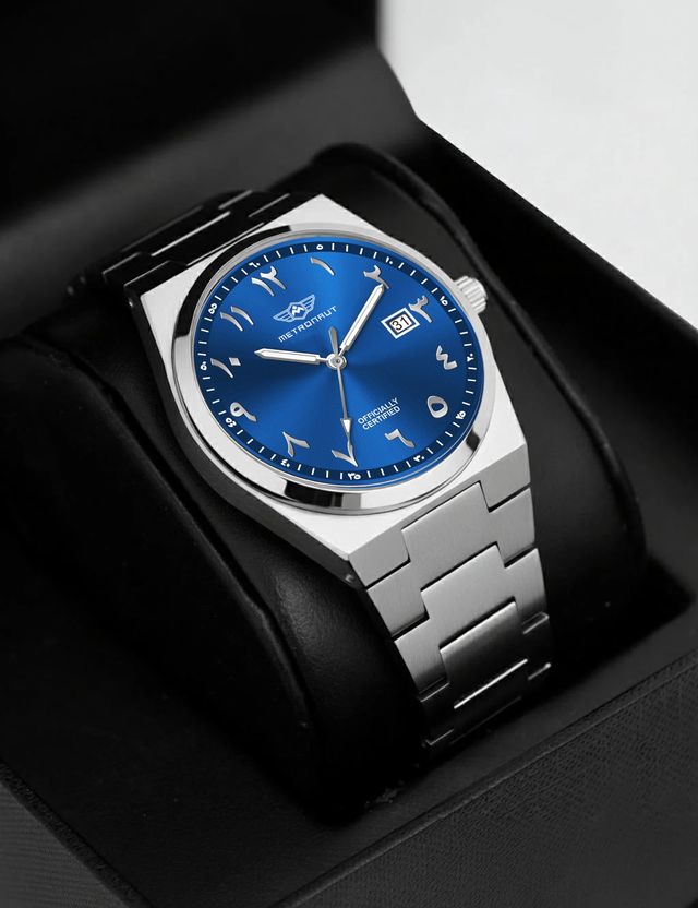METRONAUT Date & Arabic Figure Dial Watch - Image 8