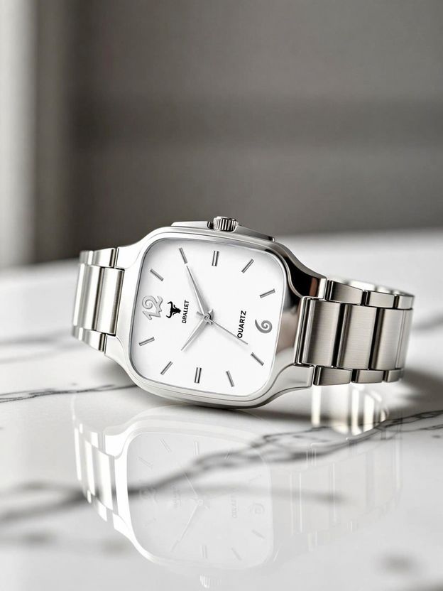 DRALIET Elegant Series Square Quartz Analog Watch - Image 2