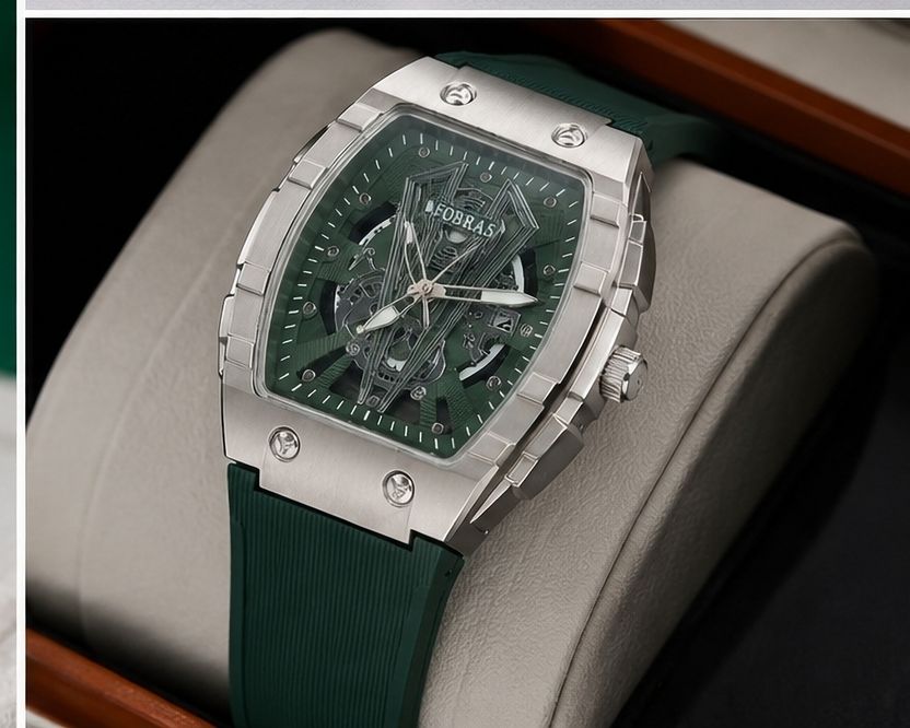 fobras Classic Analog Watch - Men FOBRASGRN002 - Image 3
