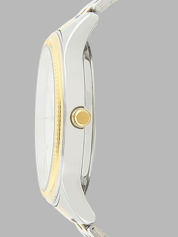 Titan NP1824BM01 White Dial Silver & Gold Watch - Image 6