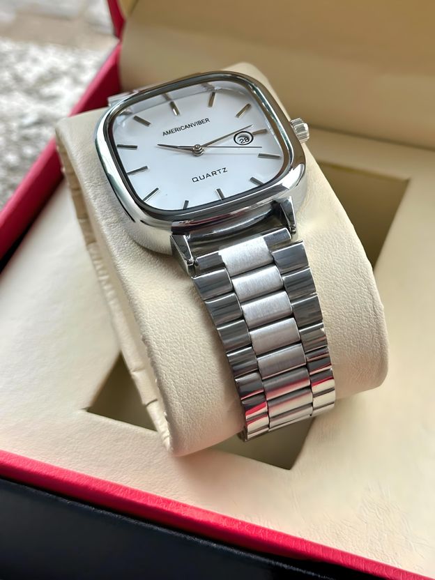 AMERICANVIBER® White Dial Analog Watch - Image 6