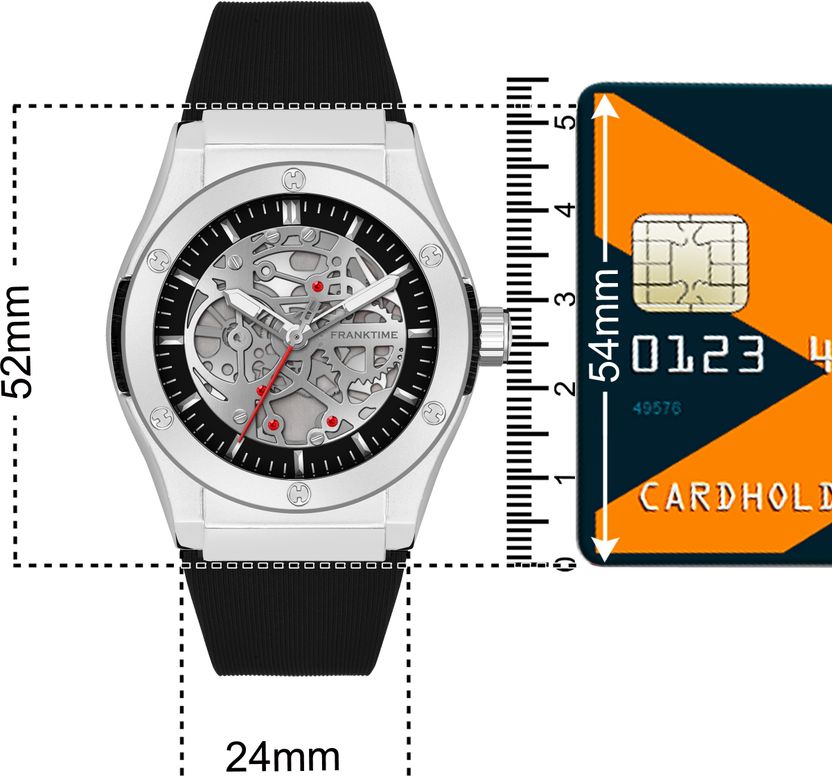 FRANKTIME FT-0031 SB - पुरुषों के लिए घड़ी - Image 3