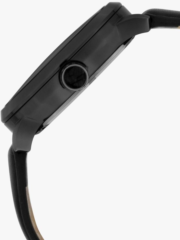 Titan Grandmaster Black Dial Black Leather Strap Analog Watch - Image 7