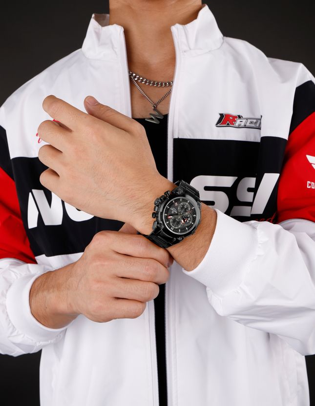 NAVIFORCE NF8071 Black Chronograph Watch - Men - Image 5