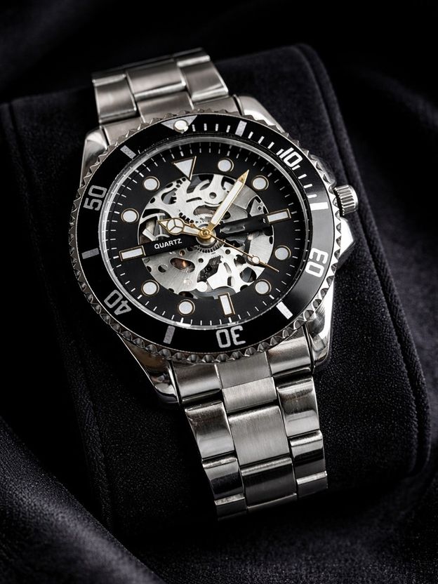 BHAGVOWATCH Men's Green Skeleton Dial Analog Watch - Image 5