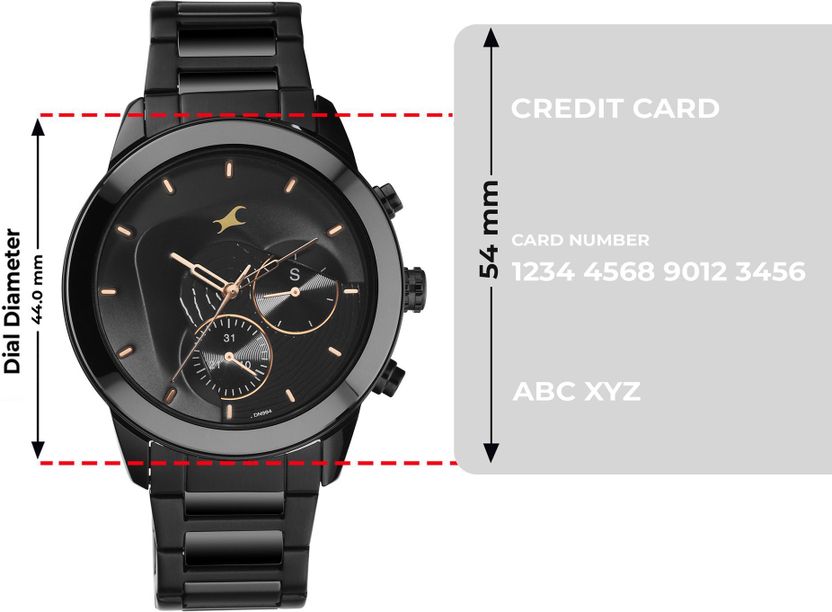 Fastrack Cerame Black Dial Black & Ceramic Strap - Image 6