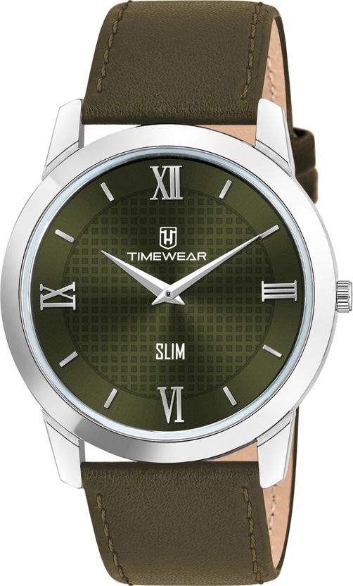 TIMEWEAR 192WDTG Slim Series Brown Leather Watch - Men - Image 10