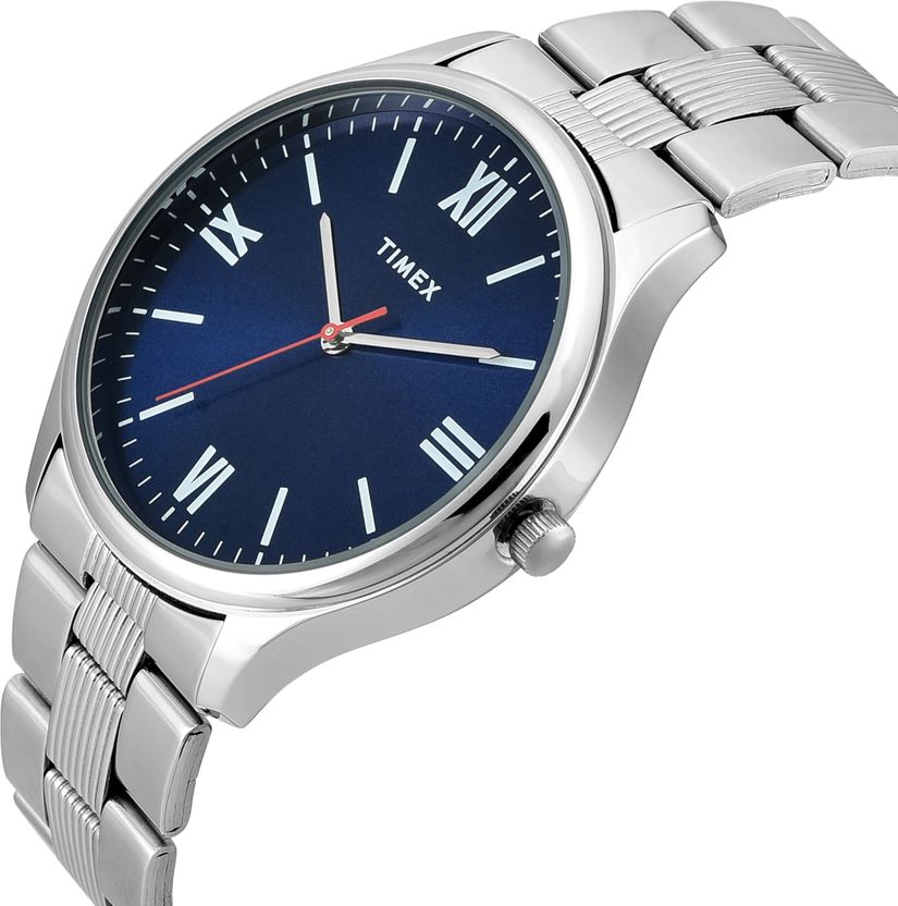 TIMEX Blue Dial Stainless Steel Analog Watch TW0TG7304 - Image 2