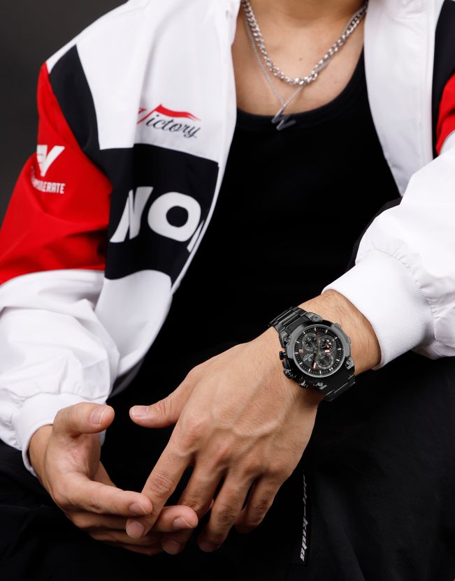 NAVIFORCE NF8071 Black Chronograph Watch - Men - Image 6