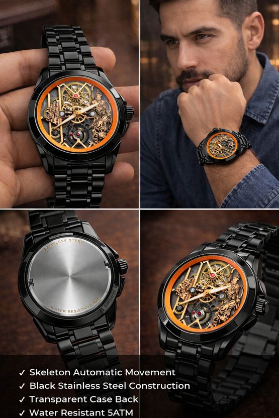 YARA 97858 Analog Watch Black - Image 9