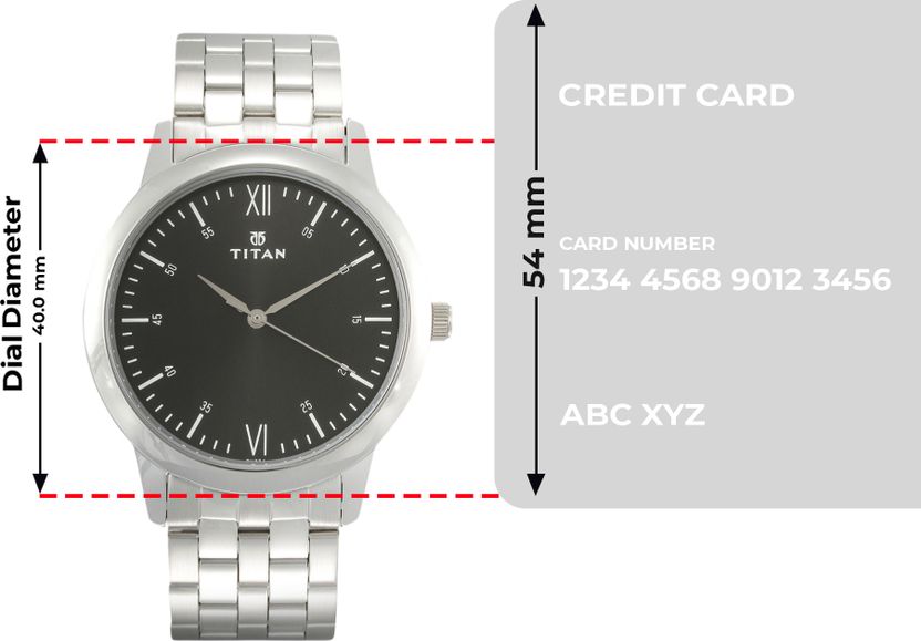 Titan NP1771SM02 Black Dial Silver Stainless Steel Watch - Image 4