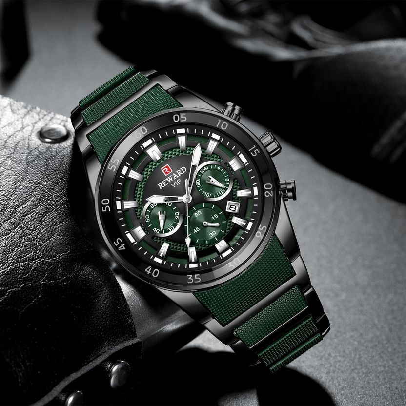 Reward Men's Green Quartz Watch - Image 1