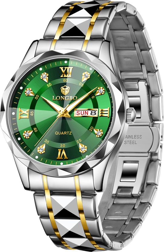 Longbo Zenith Diamond Analog Watch for Men - Image 2
